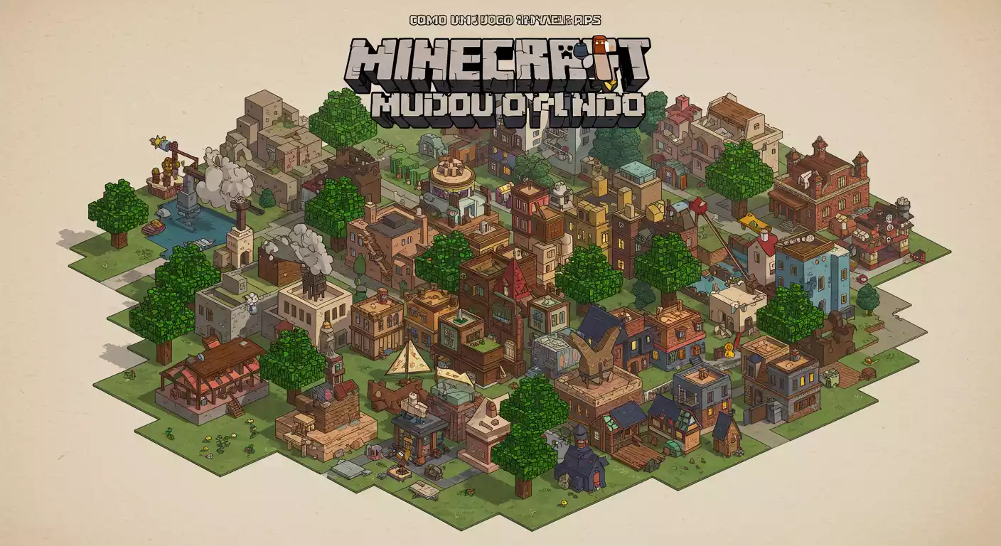 Minecraft: Como um Jogo Simples Mudou o Mundo