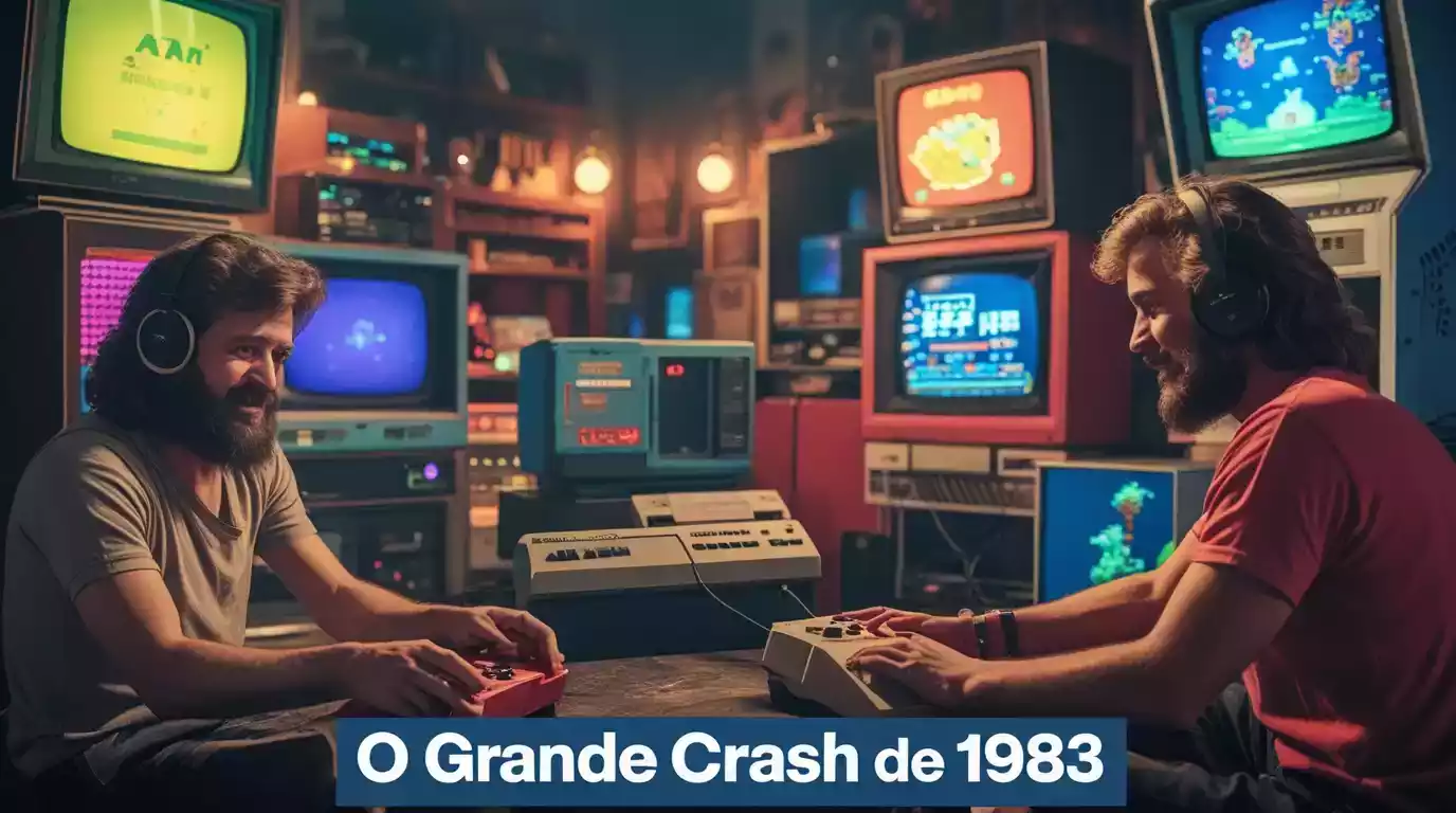 O Grande Crash de 1983: Como o Atari Quase Destruiu a Indústria de Videogames