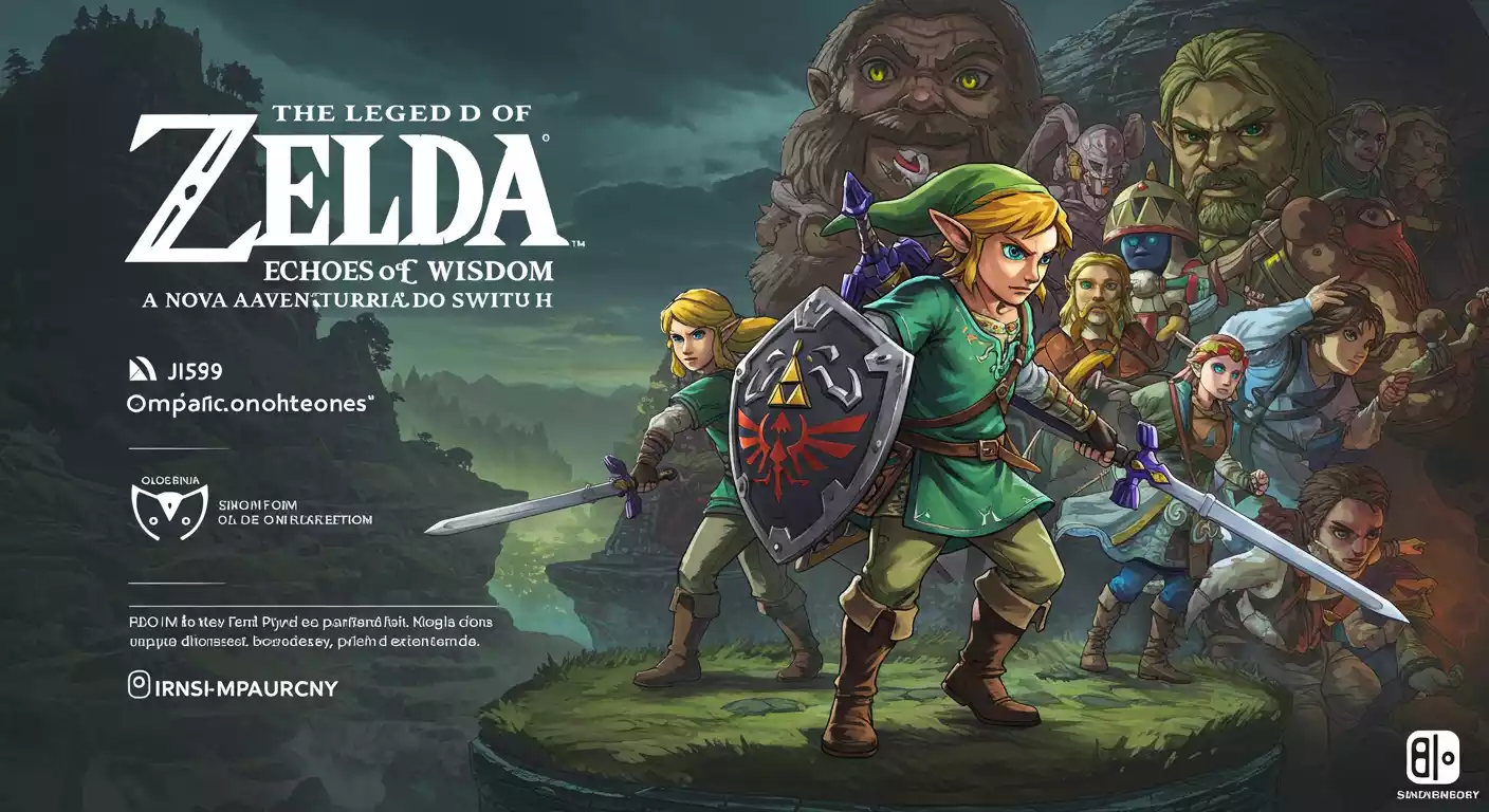 The Legend of Zelda: Echoes of Wisdom - A Nova Aventura Exclusiva do Nintendo Switch
